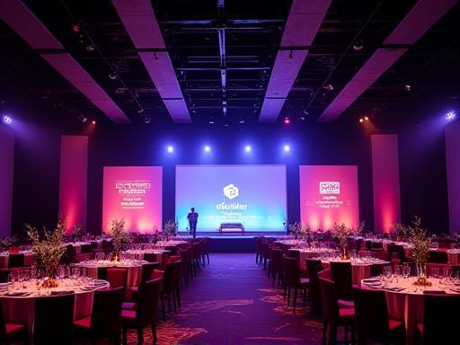 Elegant setup for the Annual Tech Innovate Summit