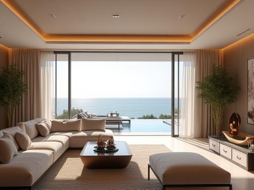 Luxurious interior of a Palm Jumeirah villa managed by Al Masyaf